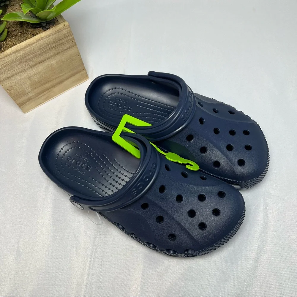 CROCS Baya Clog Navy Shoes J 6 Unisex